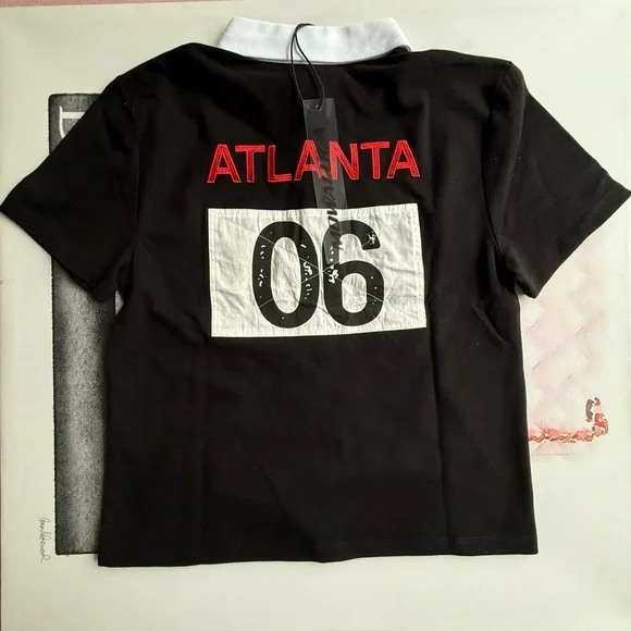 Mowalola Atlanta Men's Polo Tee